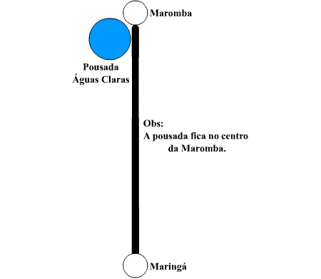 Mapa - Pousada guas Claras - Visconde de Mau